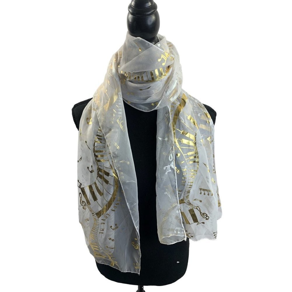 Women's Musical Lightweight Scarf